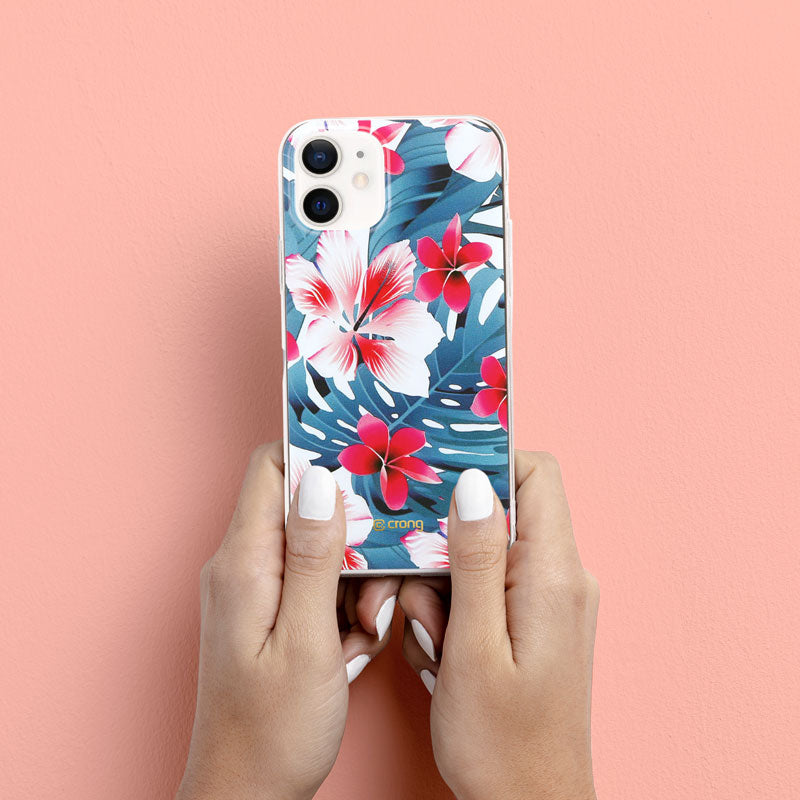 Crong Flower Case – „iPhone 12“ / „iPhone 12 Pro“ dėklas (3 raštas)