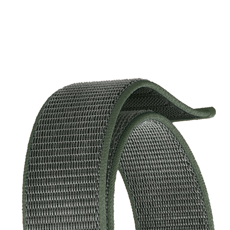 Crong Nylon 	extendash{} sportinis dirželis, skirtas Apple Watch 44/45/46/49 mm (karinė žalia)