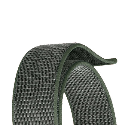 Crong Nylon 	extendash{} sportinis dirželis, skirtas Apple Watch 44/45/46/49 mm (karinė žalia)
