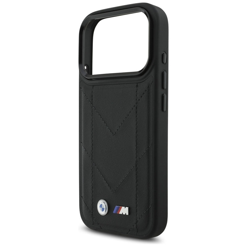 BMW M Dygštuotas logotipas MagSafe - iPhone 17 Pro dėklas (juodas)