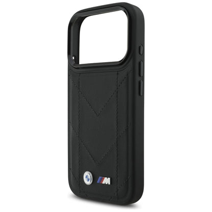 BMW M Dygštuotas logotipas MagSafe - iPhone 17 Pro dėklas (juodas)