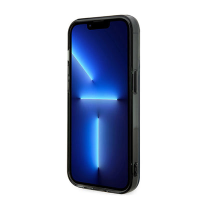 BMW sidabrinis žiedas MagSafe – dėklas, skirtas iPhone 14 Pro Max (permatomas)