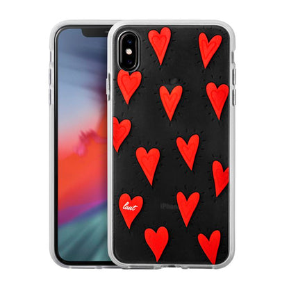 Pagal QUEEN OF HEARTS - dėklas, skirtas iPhone Xs Max („Queen of Hearts“)