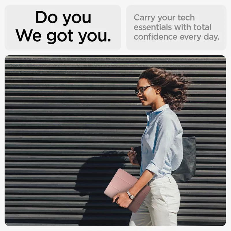 Spigen Urban Fit – dėklas, skirtas iPad Air 11" M3 (2025) / M2 (2024) / iPad Air 10.9" (5–4 kartos) (2022–2020) (rožinio aukso spalvos)