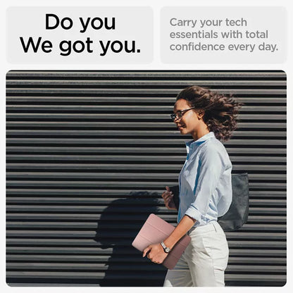 Spigen Urban Fit – dėklas, skirtas iPad Air 11" M3 (2025) / M2 (2024) / iPad Air 10.9" (5–4 kartos) (2022–2020) (rožinio aukso spalvos)