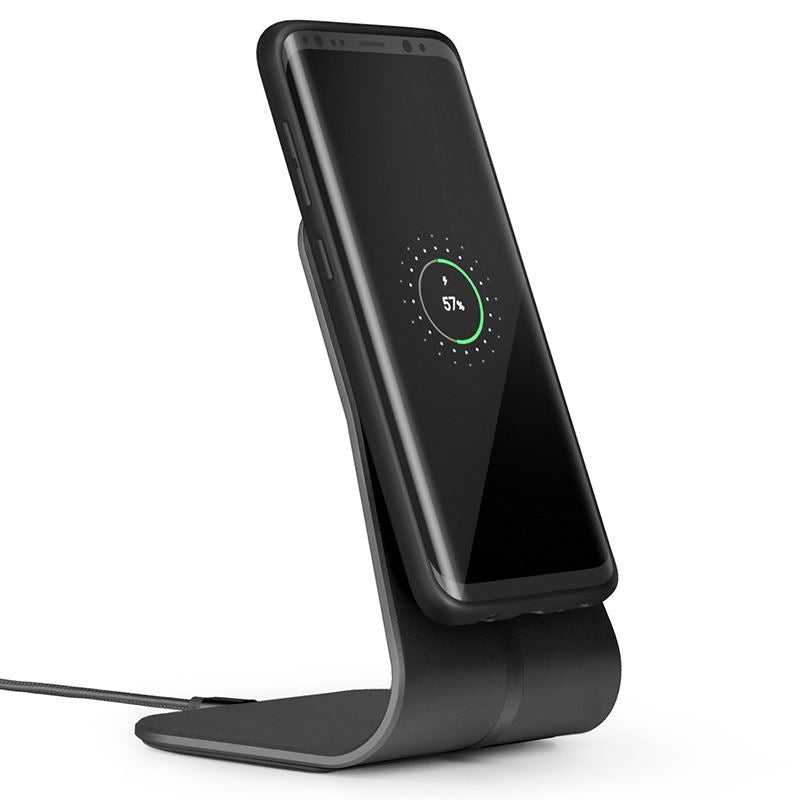 XVIDA greitojo įkrovimo stalas – indukcinis įkroviklis Samsung Quick Charge 2.0 (juodas)