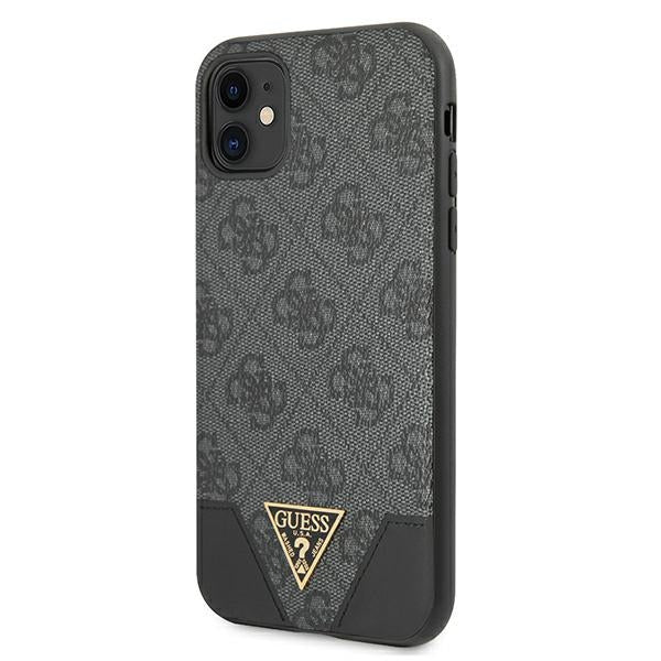 Guess 4G Triangle Collection – dangtis iPhone 11 (pilka)