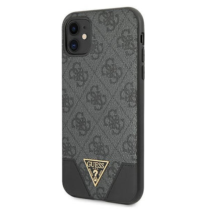 Guess 4G Triangle Collection – dangtis iPhone 11 (pilka)