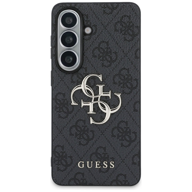 Guess 4G Big Metal Logo dėklas – Samsung Galaxy S26 (juodas)