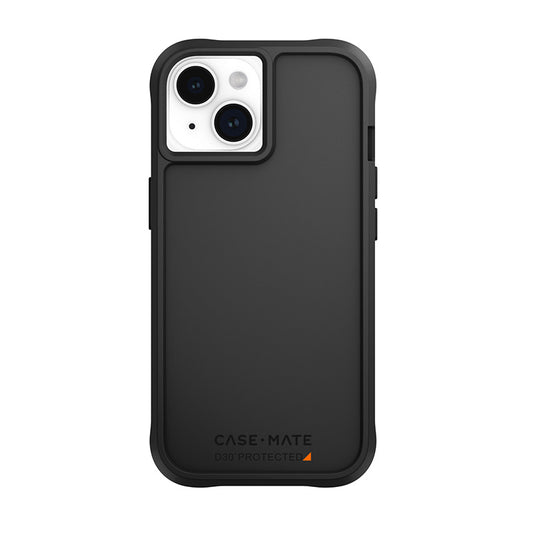 Case-Mate Ultra Tough Plus D3O MagSafe – Dėklas, skirtas iPhone 15 / iPhone 14 / iPhone 13 (juodas)