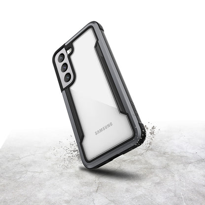 X-Doria Raptic Shield Pro – dėklas, skirtas „Samsung Galaxy S22 5G“ (su antibakterine apsauga) (juodas)