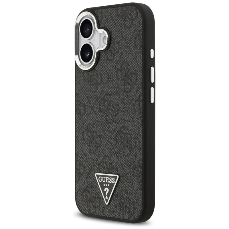 Guess 4G Triangle Logo MagSafe dėklas iPhone 17 (juodas)