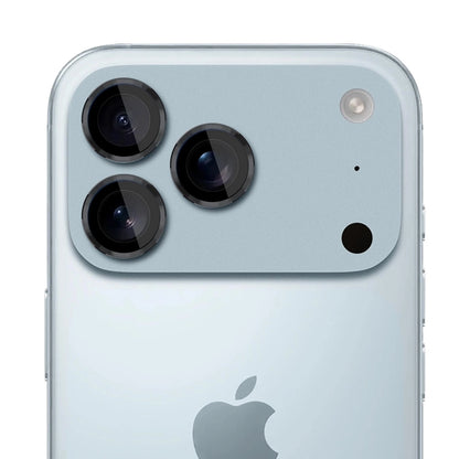 3mk Objektyvo Apsauga Pro - Grūdintas Stiklas Kamerai, skirtas iPhone 17 Pro / iPhone 17 Pro Max (Juodas)