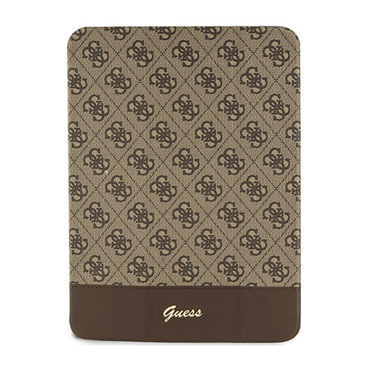 Guess 4G Stripe Allover – dėklas skirtas iPad 10.9" (2022) (Rudas)