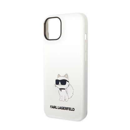 Karl Lagerfeld Silicone NFT Choupette – Dėklas, skirtas iPhone 14 Plus (baltas)