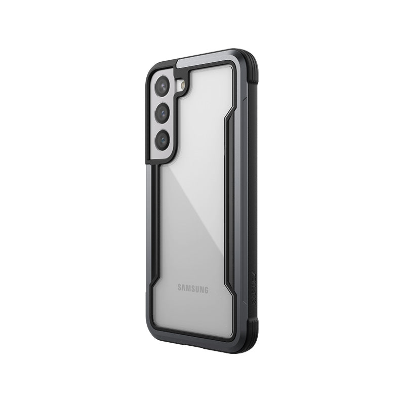 X-Doria Raptic Shield Pro – dėklas, skirtas „Samsung Galaxy S22 5G“ (su antibakterine apsauga) (juodas)