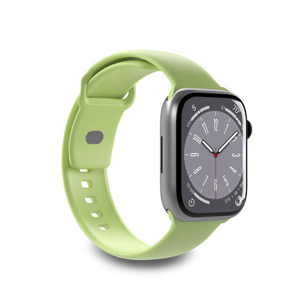 PURO ICON – elastinis dirželis, skirtas Apple Watch 44/45/46/49 mm (S/M & M/L) (Matcha žalia)