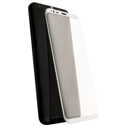 X-Doria Armour 3D Glass – Grūdintas stiklas 9H ekrano apsauga, skirta Samsung Galaxy S8+ (baltas kraštas)