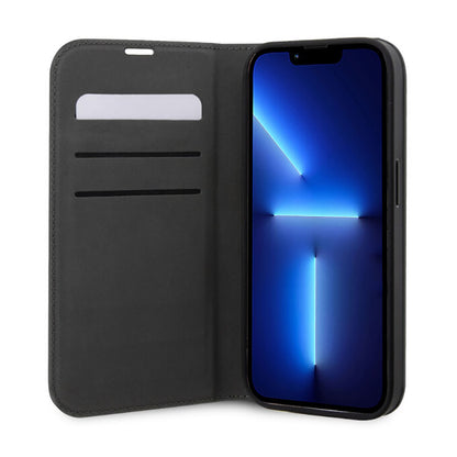 Karl Lagerfeld Booktype NFT Saffiano Karl & Choupette - dėklas skirtas iPhone 14 Pro (sidabrinis)