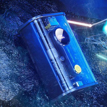 WEKOME WP-333 Vanguard Series - Nešiojamasis įkroviklis (power bank) 10000 mAh Super Charging PD 20W + QC 22.5W (juoda / permatoma)