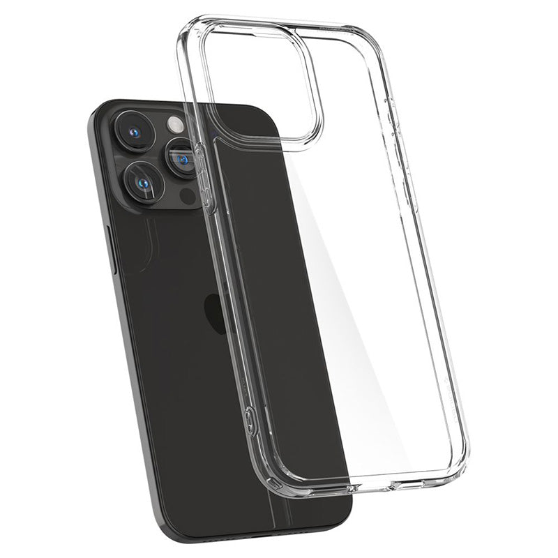 Spigen Ultra Hybrid – dėklas iPhone 15 Pro Max (skaidrus)