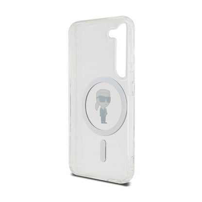 Karl Lagerfeld IML Ikonik MagSafe – dėklas, skirtas „Samsung Galaxy S23“ („skaidrus“)