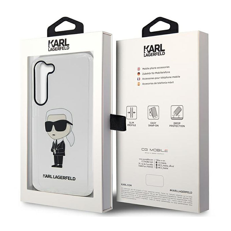 Karl Lagerfeld IML NFT Ikonik – dėklas, skirtas „Samsung Galaxy S23+“ (permatomas)