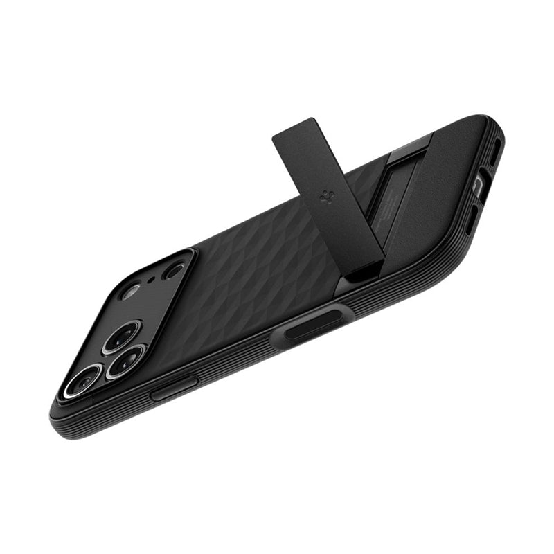Spigen Parallax S Mag MagSafe - Dėklas iPhone 17 Pro Max (Matinė juoda)
