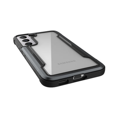X-Doria Raptic Shield Pro – dėklas, skirtas „Samsung Galaxy S22 5G“ (su antibakterine apsauga) (juodas)