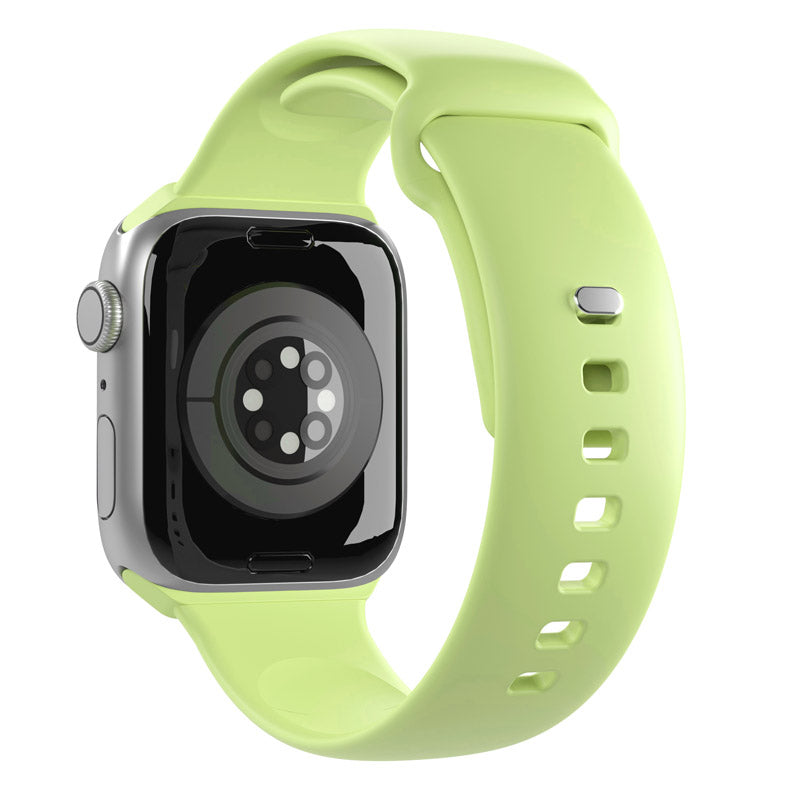 PURO ICON – elastinis dirželis, skirtas Apple Watch 44/45/46/49 mm (S/M & M/L) (Matcha žalia)