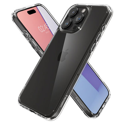 Spigen Ultra Hybrid – dėklas iPhone 15 Pro Max (skaidrus)