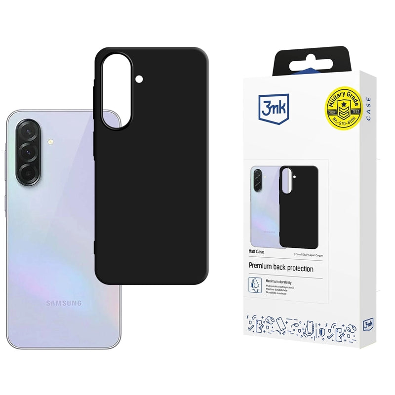 3mk Matinis dėklas - dėklas, skirtas Samsung Galaxy A37 (juodas)