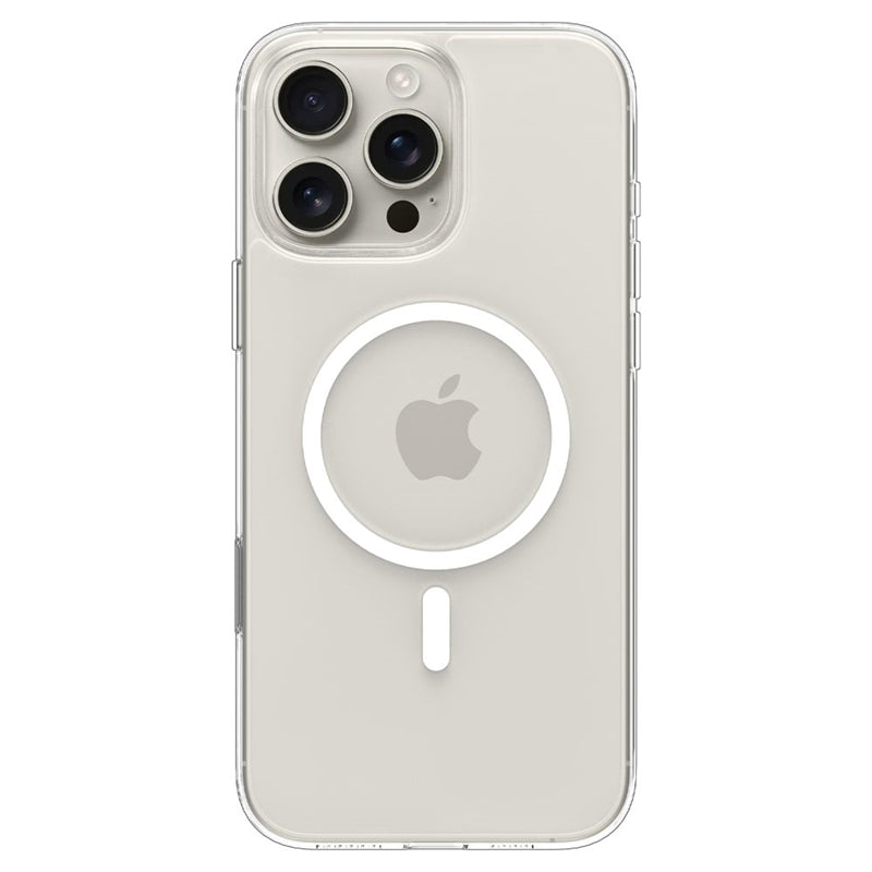 Spigen Thin Fit T Mag MagSafe dėklas iPhone 16 Pro Max (Skaidrus / Baltas)