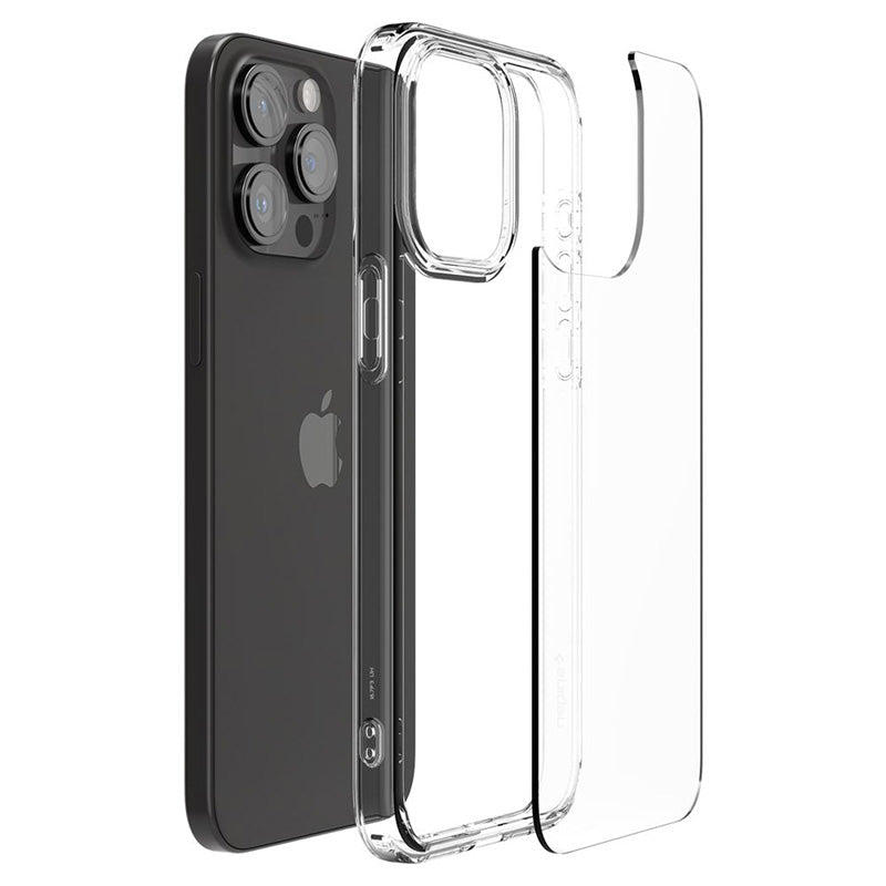 Spigen Ultra Hybrid – dėklas iPhone 15 Pro Max (skaidrus)
