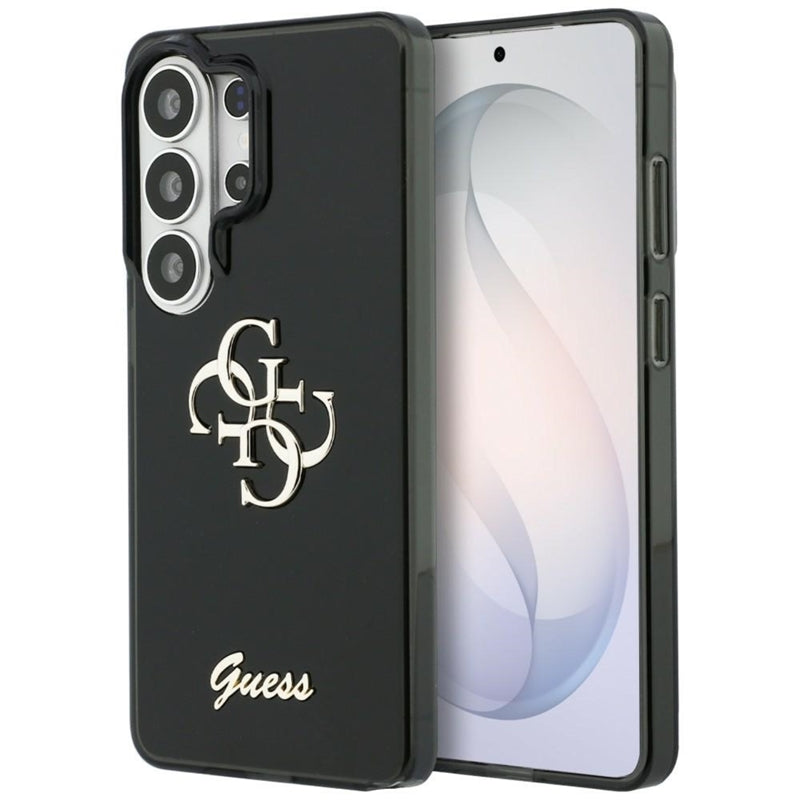Guess IML Big Metal 4G Script dėklas - Samsung Galaxy S26 Ultra (juodas)