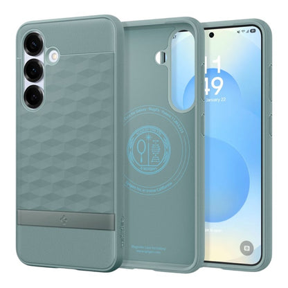 Spigen Parallax Mag MagSafe – Dėklas Samsung Galaxy S25+ (Sage Green)