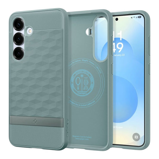 Spigen Parallax Mag MagSafe – Dėklas Samsung Galaxy S25+ (Sage Green)