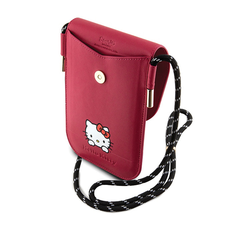 Hello Kitty Leather Daydreaming Cord - Telefono rankinė per petį (rožinė)