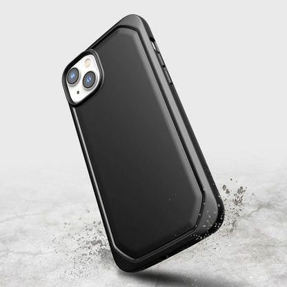 X-Doria Raptic Slim - Biologiškai skaidomas dėklas iPhone 14 Plus (juodas)