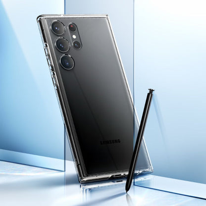 Spigen Ultra Hybrid – Dėklas Samsung Galaxy S23 Ultra (skaidrus)