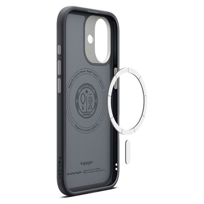 Spigen Nano Pop Mag MagSafe - Dėklas iPhone 17 (Juodasis sezamas)