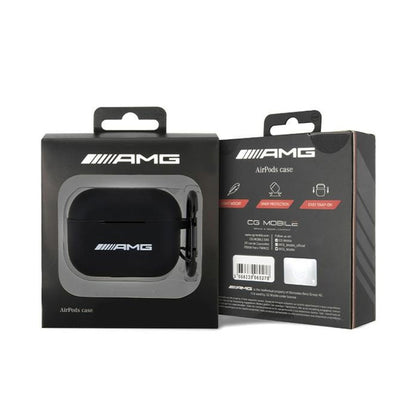AMG Silicone Big Logo - dėklas, skirtas AirPods Pro 2 (juodas)