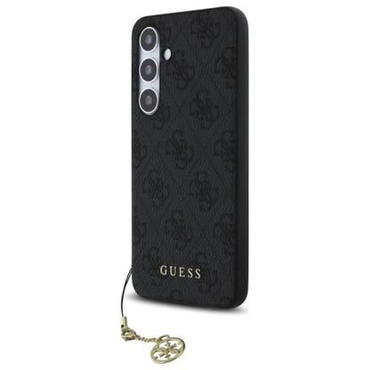 Guess 4G Charms kolekcija – dėklas Samsung Galaxy S24 FE (pilka)