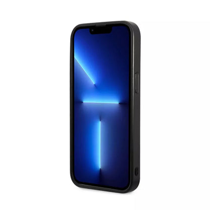 Guess Sequin Script Metal - dėklas skirtas iPhone 15 Pro (juodas)