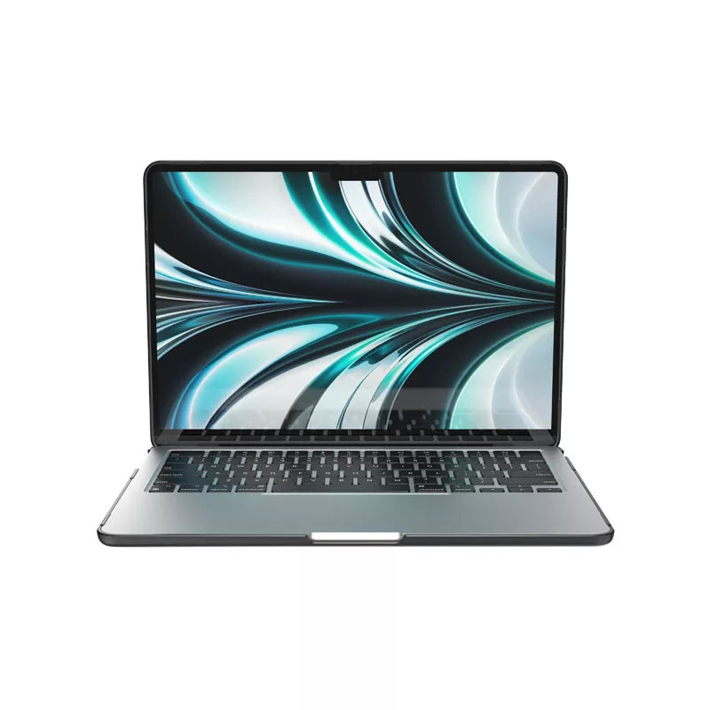 Speck SmartShell – Dėklas, skirtas „MacBook Air“ 13,6 colio M4 (2025) / M3 (2024) / M2 (2022) (Obsidian)