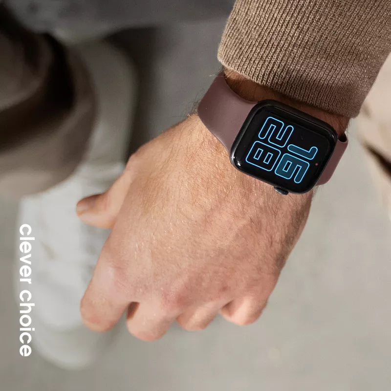 Crong Liquid – Dirželis Apple Watch 38/40/41/42 mm (rudas)