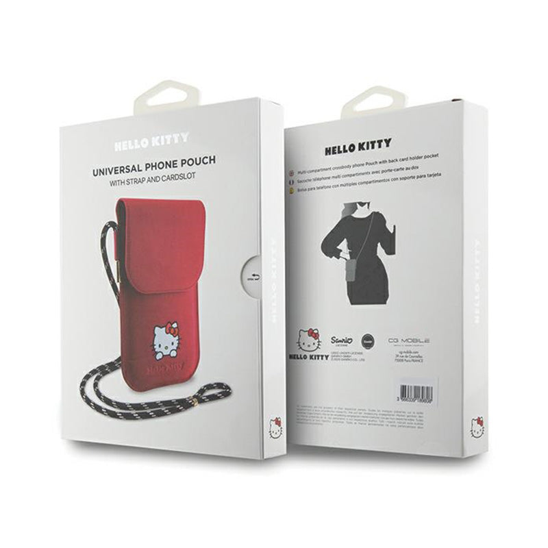Hello Kitty Leather Daydreaming Cord - Telefono rankinė per petį (rožinė)