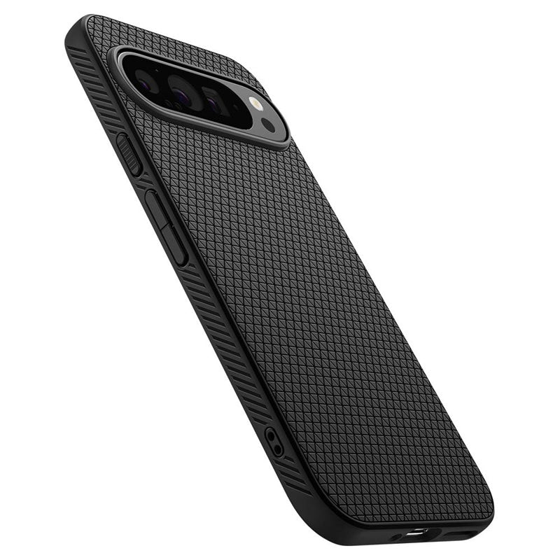 Spigen Liquid Air - Dėklas, skirtas Google Pixel 9 Pro XL (matinė juoda)