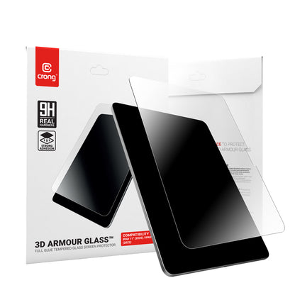 Crong 3D Armor Glass – Grūdintas stiklas iPad 11" (2025) / iPad 10.9" (2022)