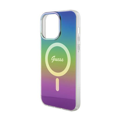 Guess IML Iridescent MagSafe – „iPhone 15 Max“ dėklas (spalva)